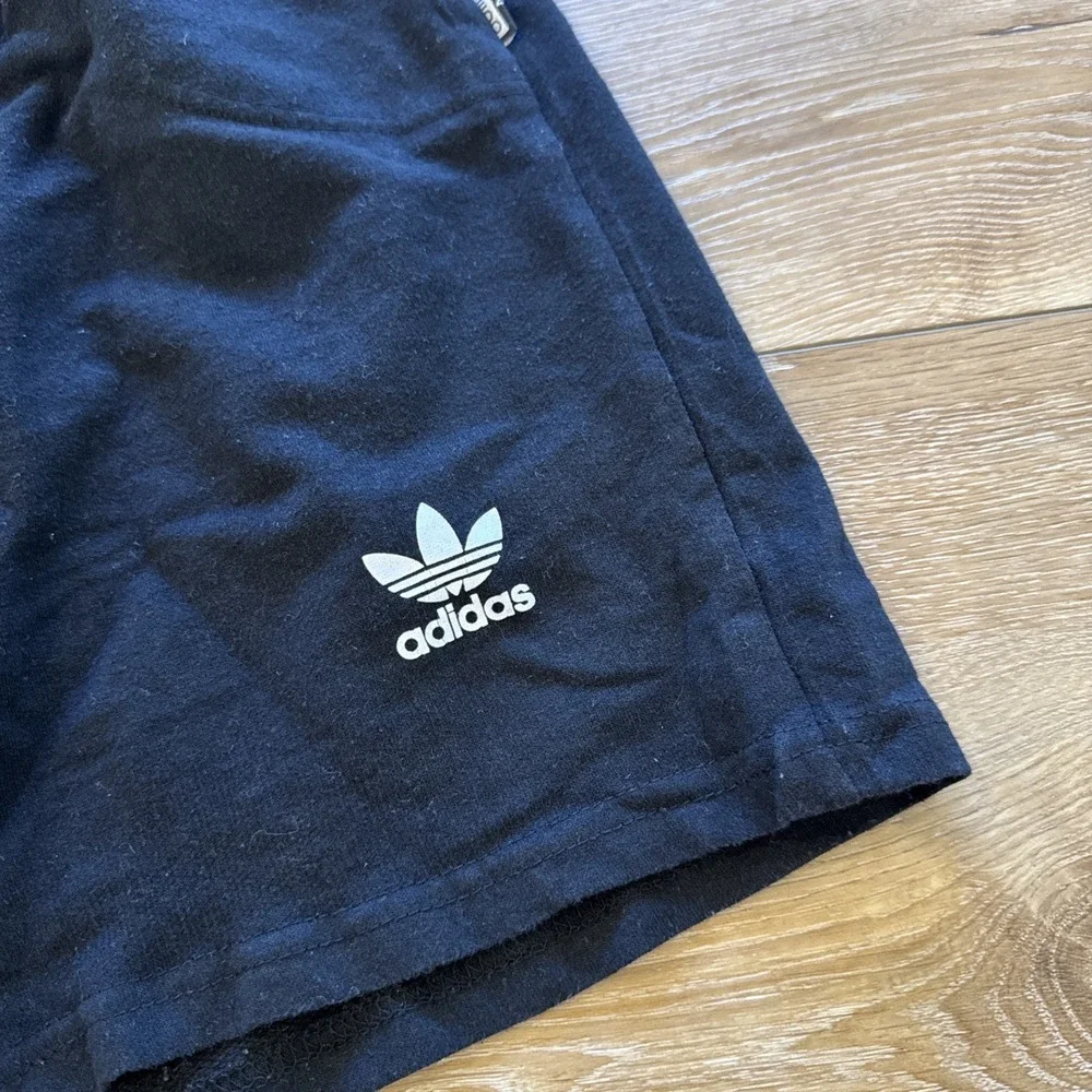 Vintage Adidas Shorts‎ Mens M Black Cotton TEDO 2 Soccer Gym Athleisure